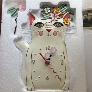 Allen Designs Clock- Pretty Kitty Clock 😺